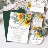 Papier Budget Rustique Tournesol nuptiale Invitation de d