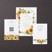 Papier Budget Sunflowers Garden Save the Date (Personnalisez la collection de ce créateur indépendant.)