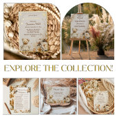 Invitation Floral Teddy Bear C’est un Baby shower pour garçon