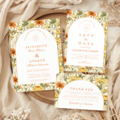 Save The Date Rustic Vintage Floral Wedding