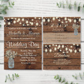 Carte D'accompagnement Orientation Rustique Insertion, Direction Mariage  (Personnalisez la collection de ce créateur indépendant.)