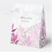 Invitation Tout En Un Fleurs d'aquarelle Rustique Chic Hot Rose