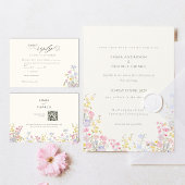 Invitation Elegant Calligraphy Brunch & Bubbly Bridal Shower