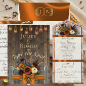Numéro De Table Roses, Ruban & Monogramme - Rouge