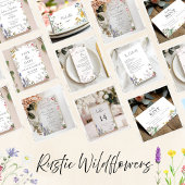 Rustieke Wildbloemen bloemenbruiloft