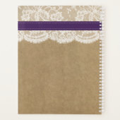 Collection Rustique de Mariages de tournesol Kraft (Dos)