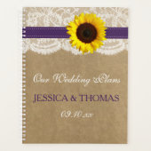 Collection Rustique de Mariages de tournesol Kraft (Devant)