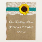 Collection Rustique de Mariages de tournesol Kraft (Devant)