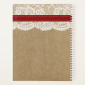 Collection Rustique de Mariages de tournesol Kraft (Dos)