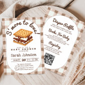 Invitation Fête prénatale bébé tout compris Ajouter S'more à
