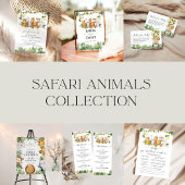 Serviette En Papier Safari Animaux Party Napkins