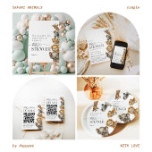 Gobelets En Papier Safari Animaux Baby shower moderne