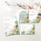 Serviette En Papier Safari Bébé Animaux Baby shower de verdure