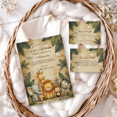 Serviette En Papier Safari Forest Creatures Baby Shower