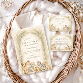 Invitation Safari Jungle Animals Arch Baby Shower