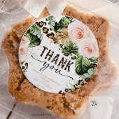 Wild One Birthday Leopard Print Wild Oerwoud Party Kaart