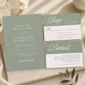 Carte élégante de numéro de table de mariage Simpl