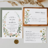 Programme Blush Spring Whimsical Fleur sauvage Élégant maria