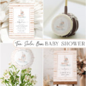 Sailor Beer Tan Stripe Baby shower Bedankdoosjes