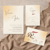 Tenture Calligraphie Autumn Leaf Fête des mariées Welcome (Personnalisez la collection de ce créateur indépendant. )