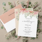 Victoriaans blauwe roze rozen waterverf kunst bad handdoek (Personaliseer deze collectie van deze onafhankelijke maker. Test)