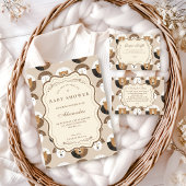 Invitation Scandinavian Safari Lion Baby Shower