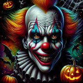 Sachets En Papier Éffrayante Fête d'Halloween Clown effrayant Person