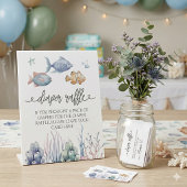 Under the Sea Baby Shower Invitation with QR Code 