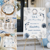 Invitation Bientôt à Vous Bébé Garçon Fête de Naissance Côtiè