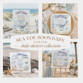 Invitation Baignade avec vous bientôt Baby Shower