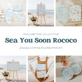 Rococo Sea You Soon Baby Shower Kaart