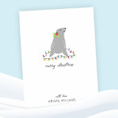 Feuilles en papier d'enveloppement de Noël de phoq