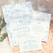Étiquette Pour Bouteilles D'eau Baigneuse de mariage côtier de Seashell