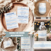 Serviette En Papier Coquillages et cloches Mariages Bachelorette