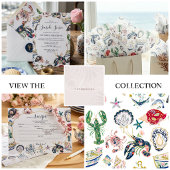 Papier Mousseline Seaside Soirée Coastal Pattern Tissue Paper