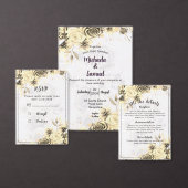 Rose Sépia - Invitation de mariage (Personnalisez la collection de ce créateur indépendant.)