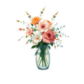 Sophisticated Black Floral Wine Menu