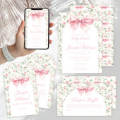 Serviette En Papier Boho chic arc rose floral bébé papier de douche