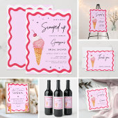 Poster Inscription à la soirée de la station de crème gla