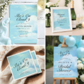 Gobelets En Papier Elégante Elle est sur Cloud 9 Blue Sky Fête des ma