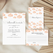 Dank je wel Cloud 9 Pastel Minimal Bruidsmeubelsho Ronde Sticker