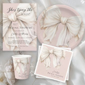 Schattigee Girly White Bow op Roze Bedankt Bedankdoosjes