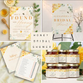 Honey Bee Shower Mimosa Bar Tafelblad Sign Poster