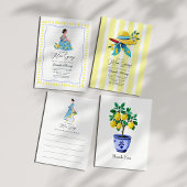 Invitation She Found Her Main Squeeze Lemon Bridal Shower
