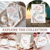 She is a Catch Coastal Lobester Bridal Shower  Kaart