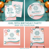 Invitation de la Fille 10e anniversaire