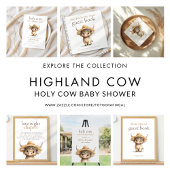 Carte D'accompagnement Douce Vache des Highlands Tirage au Sort Couches B