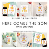 Gobelets En Papier Retro Voici Le Baby shower Fils