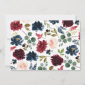 Collection Sienna | Invitation de douche nuptiale (Dos)