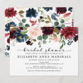 Collection Sienna | Invitation de douche nuptiale (Devant / Derrière)